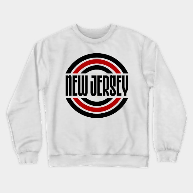 New Jersey Crewneck Sweatshirt by colorsplash